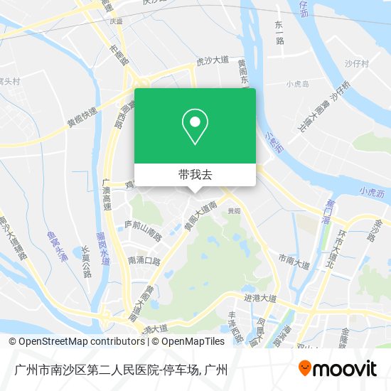 广州市南沙区第二人民医院-停车场地图