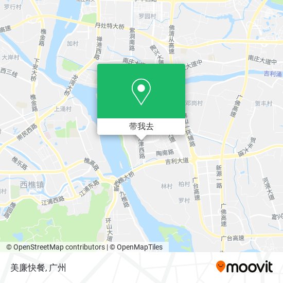 美廉快餐地图