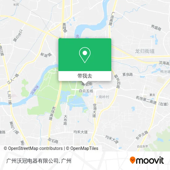 广州沃冠电器有限公司地图