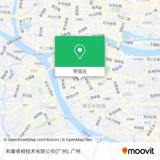 和馨香精技术有限公司(广州)地图