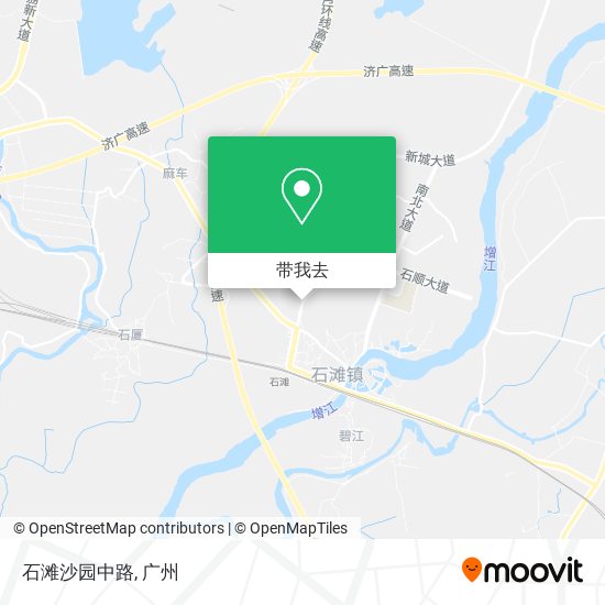 石滩沙园中路地图