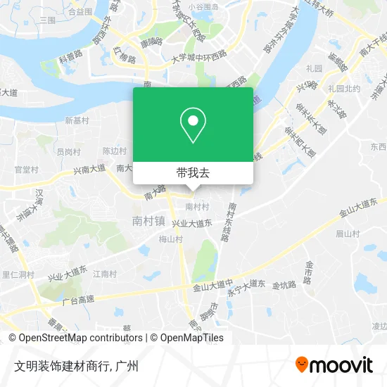 文明装饰建材商行地图