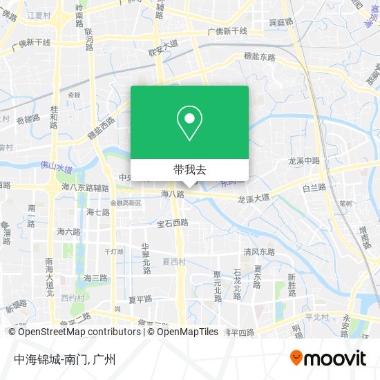 中海锦城-南门地图