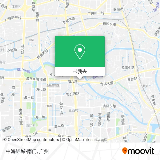 中海锦城-南门地图