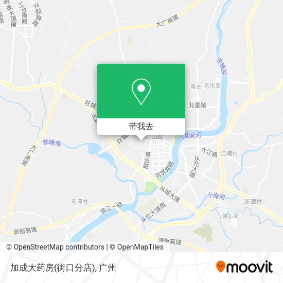 加成大药房(街口分店)地图