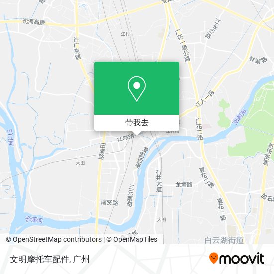文明摩托车配件地图