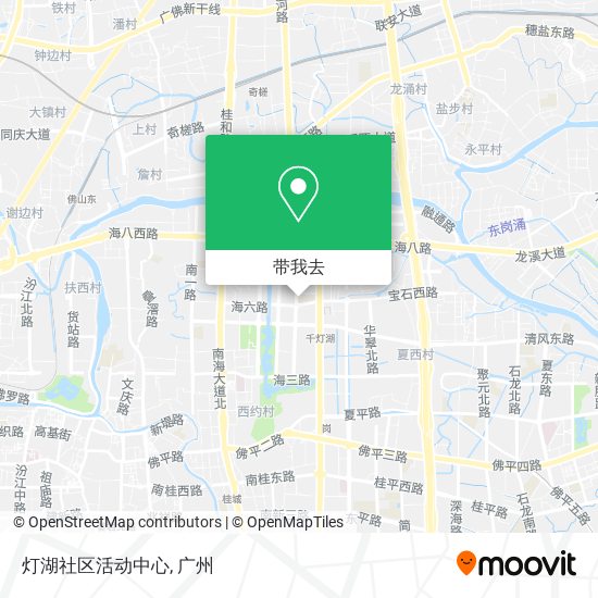 灯湖社区活动中心地图