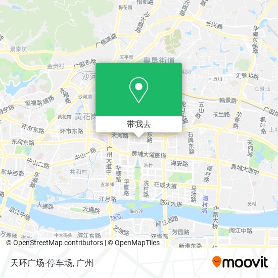 天环广场-停车场地图