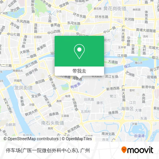 停车场(广医一院微创外科中心东)地图
