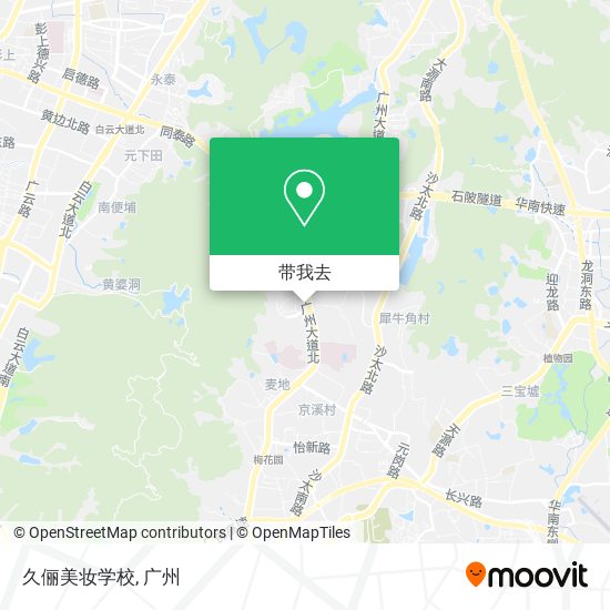 久俪美妆学校地图