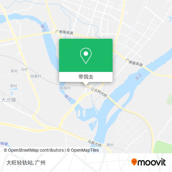 大旺轻轨站地图