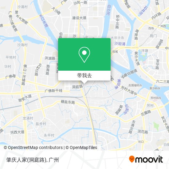 肇庆人家(洞庭路)地图