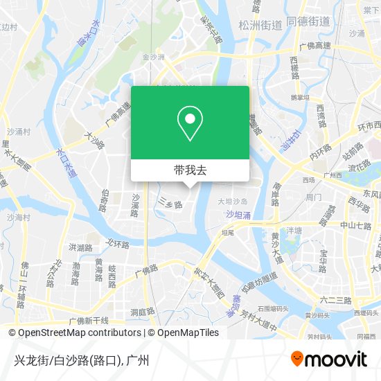 兴龙街/白沙路(路口)地图