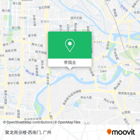 聚龙商业楼-西南门地图