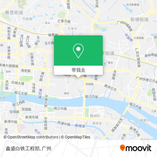 鑫盛白铁工程部地图
