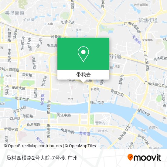 员村四横路2号大院-7号楼地图