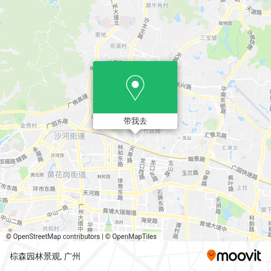 棕森园林景观地图