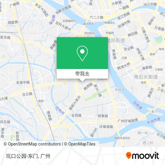 坑口公园-东门地图