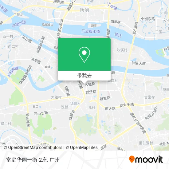 富庭华园一街-2座地图