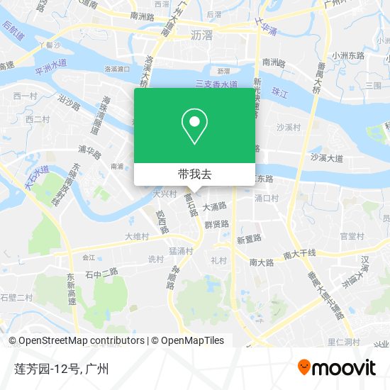 莲芳园-12号地图