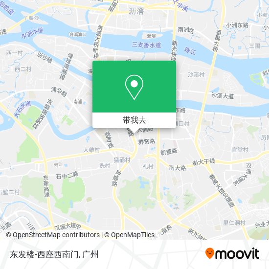 东发楼-西座西南门地图