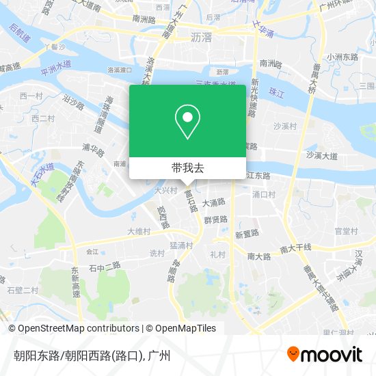 朝阳东路/朝阳西路(路口)地图