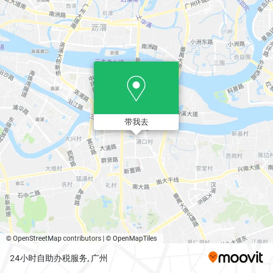 24小时自助办税服务地图