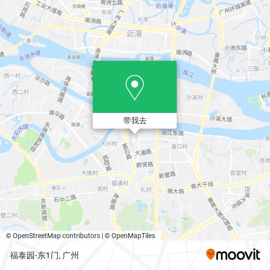 福泰园-东1门地图