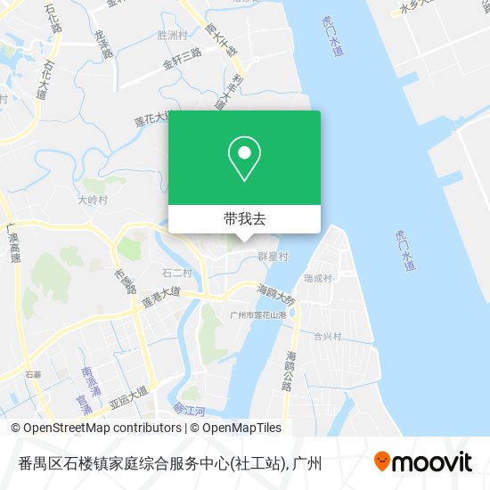 番禺区石楼镇家庭综合服务中心(社工站)地图
