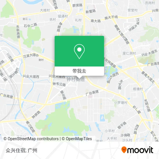 众兴住宿地图