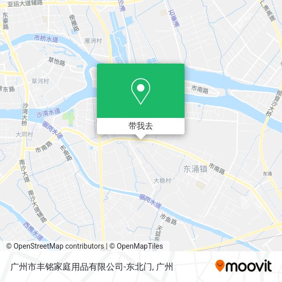 广州市丰铭家庭用品有限公司-东北门地图