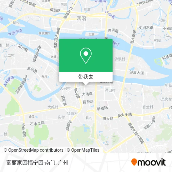 富丽家园福宁园-南门地图