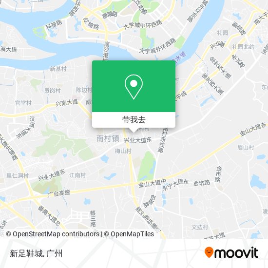 新足鞋城地图