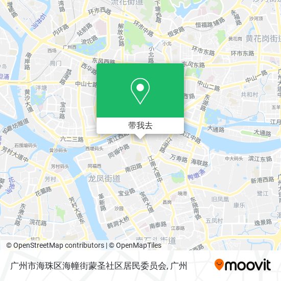 广州市海珠区海幢街蒙圣社区居民委员会地图