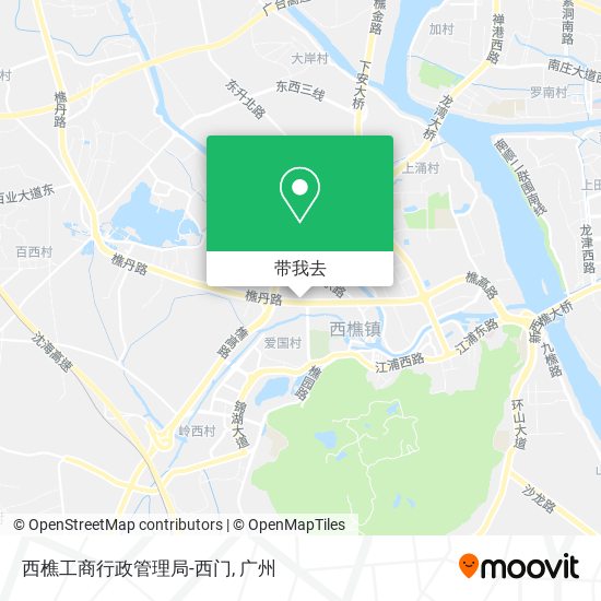 西樵工商行政管理局-西门地图