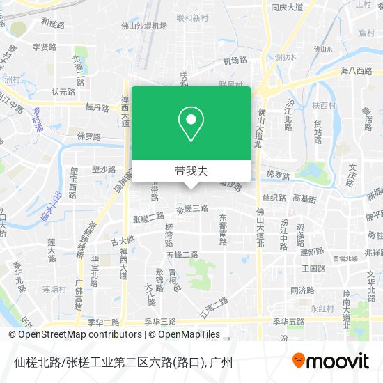 仙槎北路/张槎工业第二区六路(路口)地图