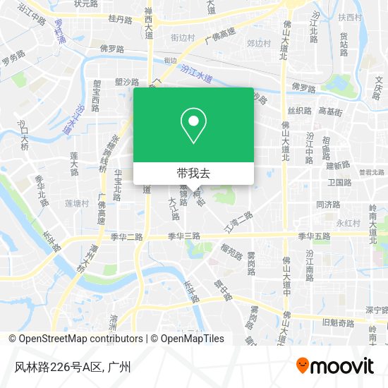 风林路226号A区地图