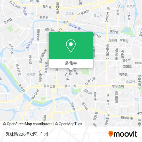风林路226号C区地图