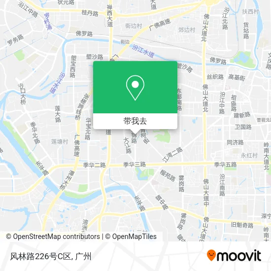 风林路226号C区地图