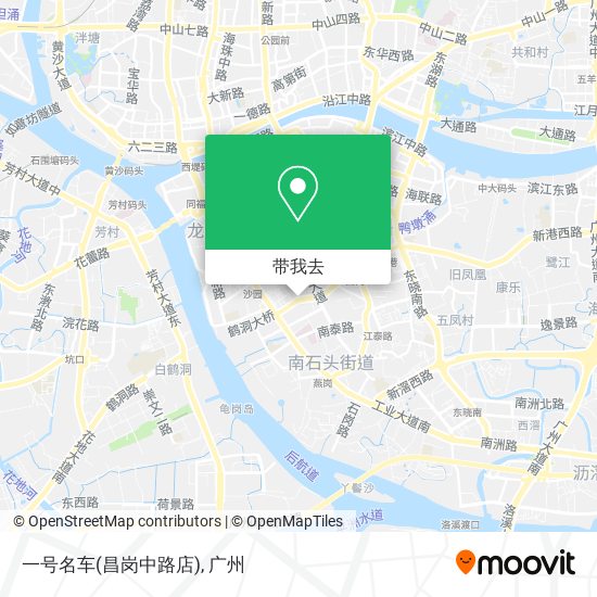 一号名车(昌岗中路店)地图