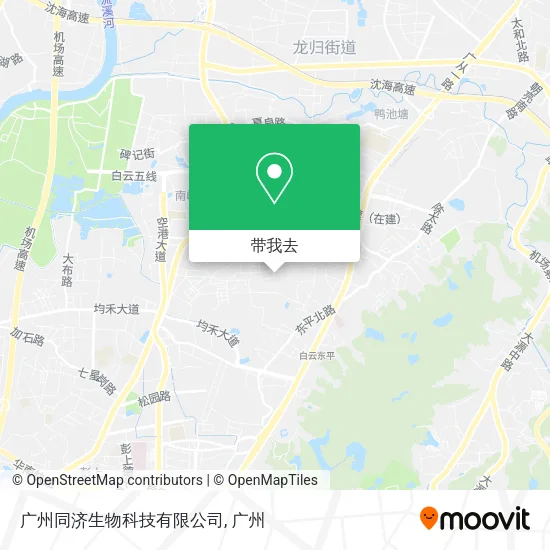 广州同济生物科技有限公司地图