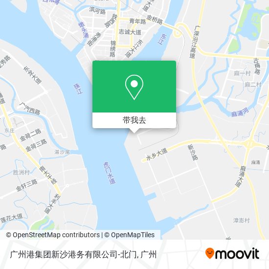 广州港集团新沙港务有限公司-北门地图