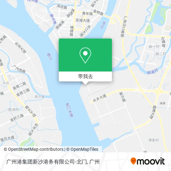 广州港集团新沙港务有限公司-北门地图