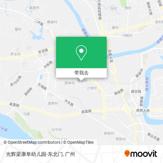 光辉梁康阜幼儿园-东北门地图