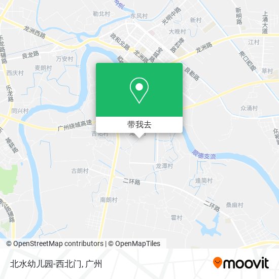 北水幼儿园-西北门地图