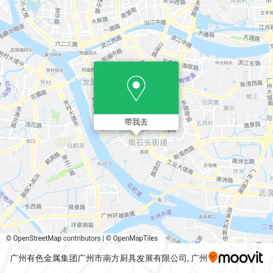 广州有色金属集团广州市南方厨具发展有限公司地图