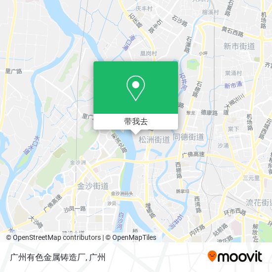 广州有色金属铸造厂地图