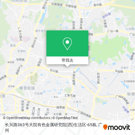 长兴路363号大院有色金属研究院(西)生活区-65栋地图