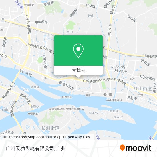 广州天功齿轮有限公司地图