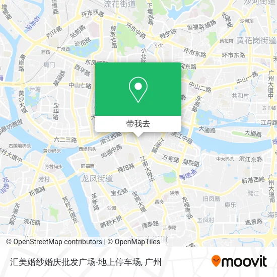 汇美婚纱婚庆批发广场-地上停车场地图
